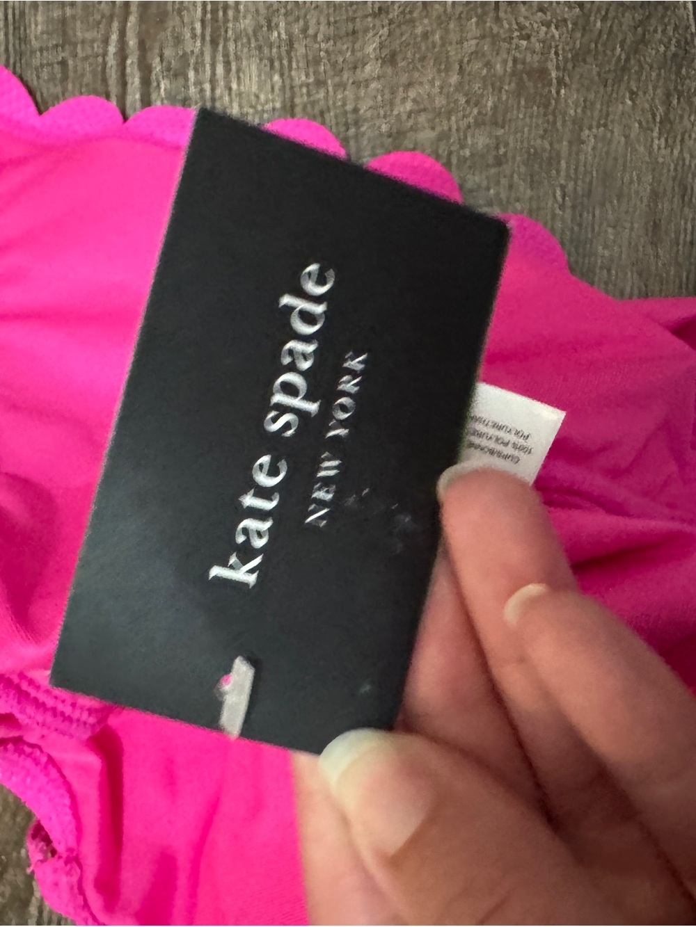 kate spade Hot Pink One Piece Swimsuit - Picture 3 of 4